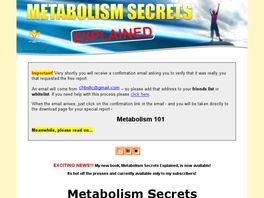 Go to: Metabolism Secrets Explained
