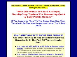 Go to: How To Create A Profit Generator System!!!
