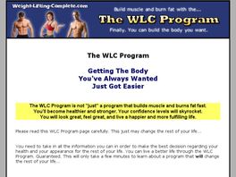 Go to: Wlc System: Muscle Building And Fat Loss System