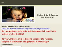 Go to: Higher Order & Creative Thinking Skills For kids