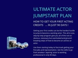 Go to: Ultimate Actor Jumpstart Plan