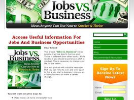 Go to: Jobs Vs Business.