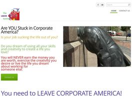 Go to: Leave Corporate America - Business Start-up System - 50% Commission