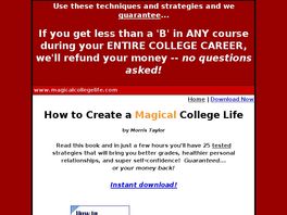 Go to: Now Anyone Can Be Successful In College!