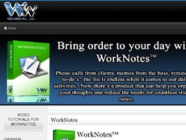 Go to: Worknotes: Store, Track, Organize Virtually Any Kind Of Information.