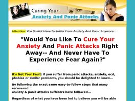 Go to: Cure Anxiety And Panic Attacks.