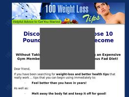 Go to: 100 Weight Loss Tips.