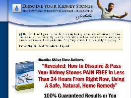 Go to: The Kidney Stone Removal Report!