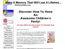 Go to: Kid Party Crafts And Games