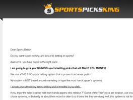 Go to: Sports Picks King Betting System