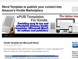 Go to: Kindle Template For Microsoft Word
