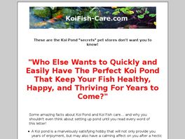 Go to: Starting The Koi Fish Hobby Made Easy.