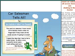Go to: EBook: Save A Barrel Of Money When You Buy A Used Car!