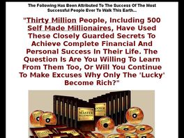 Go to: The Master Blueprints To Success