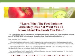 Go to: Farm Stand Diet.