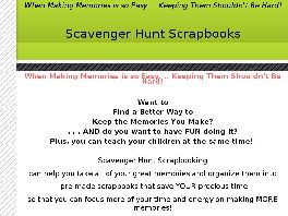 Go to: Scavenger Hunt Scrapbooking.