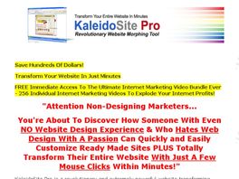 Go to: KaleidoSite Pro Website Morphing Tool For Non Designing Marketers.