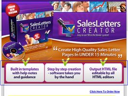 Go to: Create Sales Letter Pages Fast!
