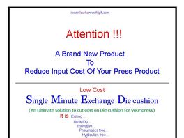 Go to: Low Cost-Single Minute Exchange DieCushion.