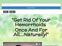 Go to: All Natural Ayurvedic Hemorrhoids Cure - 60% Commission!