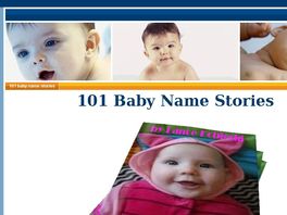 Go to: 101 Baby Name Stories