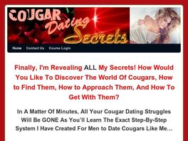Go to: Cougar Dating Secrets