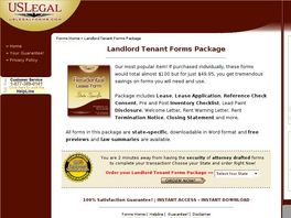 Go to: Landlord Tenant Forms Package.