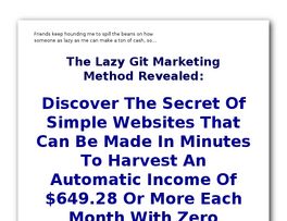 Go to: The Lazy Git Marketing Method
