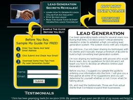 Go to: Lead Generation Secrets!