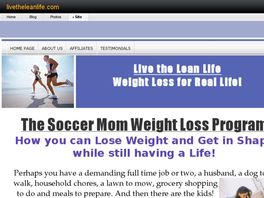 Go to: The Soccer Mom Weight Loss Program.