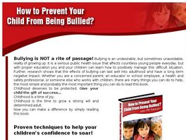 Go to: Prevent Child Bullying.