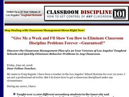 Go to: Classroom Discipline 101 Ebook