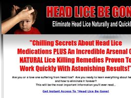 Go to: Head-Lice-Be-Gone: Excellent Money-Making Opportunity!