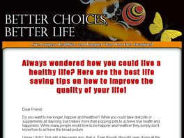 Go to: Better Choices, Better Life