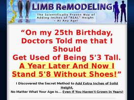 Go to: Limb Remodeling ~ Latest In Height Increase Research
