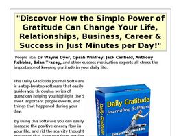 Go to: Daily Gratitude Journal Software Attitude Of Gratitude.
