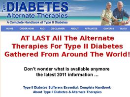 Go to: Type 2 Diabetes Alternate Therapies