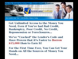Go to: Access Loan.