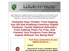 Go to: Lock It Now! Protect Your Digital Product Instantly