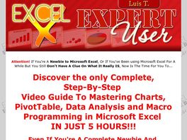 Go to: Excel Expert User-Your One Stop Solution In Mastering Microsoft Excel