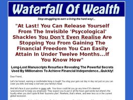 Go to: Waterfall Of Wealth Home Study Package