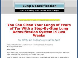 Go to: Lung Detoxification - Clean Your Lungs And Quit Smoking