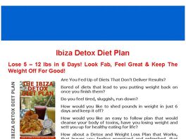 Go to: New! Hot Niche: The Ibiza Detox Diet Plan