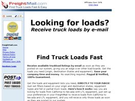 Go to: Subscription Truck Loads Freight service FreightMail.com