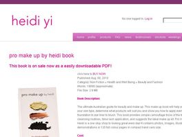 Go to: pro make up by heidi