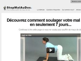Go to: Stop Mal Au Dos - Produit Video