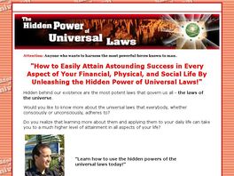 Go to: The Hidden Powers of Universal Laws