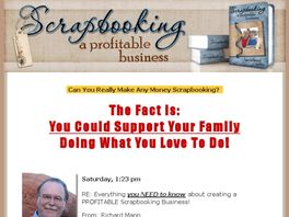 Go to: Scrapbooking - A Profitable Business