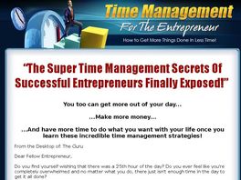 Go to: Time Management For The Entrepreneur