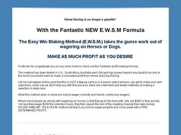Go to: E.w.s.m. Easy Win Staking Method